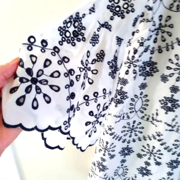 SAIL TO SABLE Cotton Eyelit Dress | 6 - Picture 4 of 8